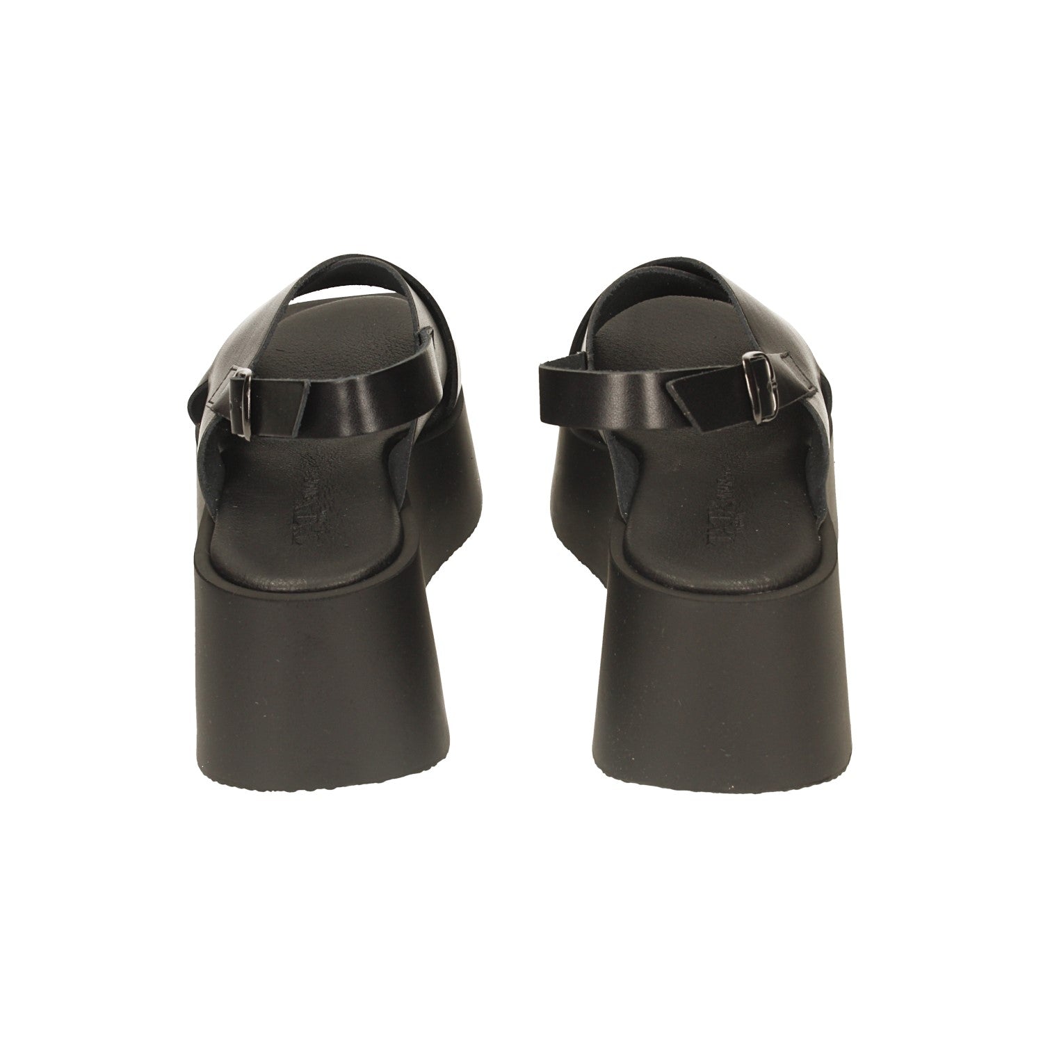 Sandali flatform incrociati. Tacco alto 6cm