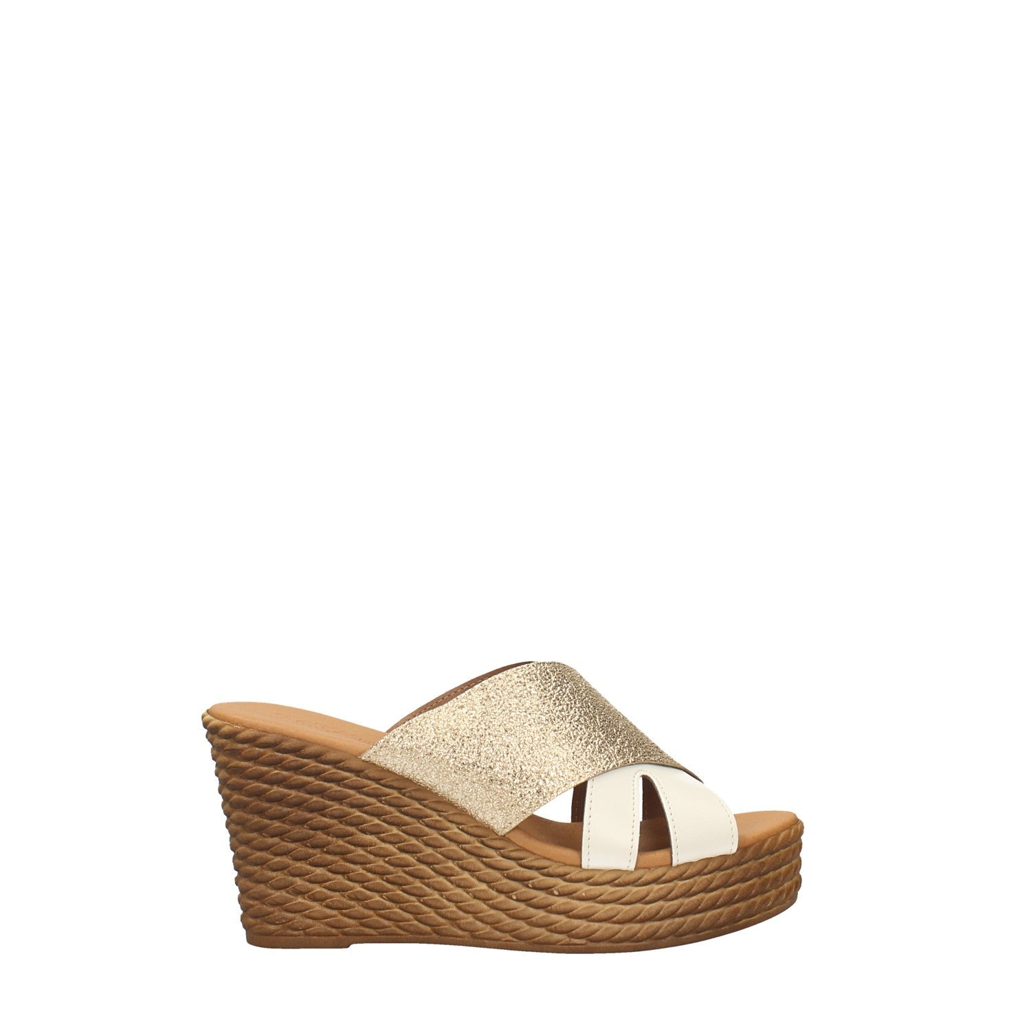 Sandali con fascia glitterata. Made in Italy. Tacco alto 9cm