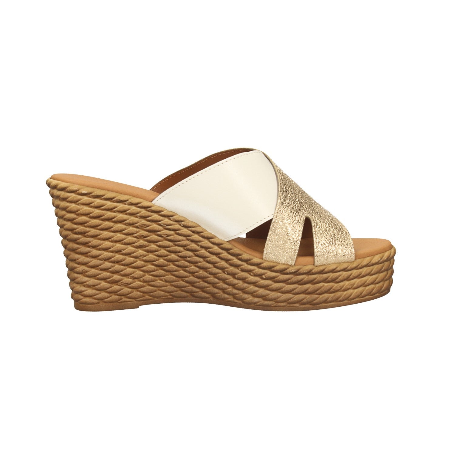 Sandali con fascia glitterata. Made in Italy. Tacco alto 9cm