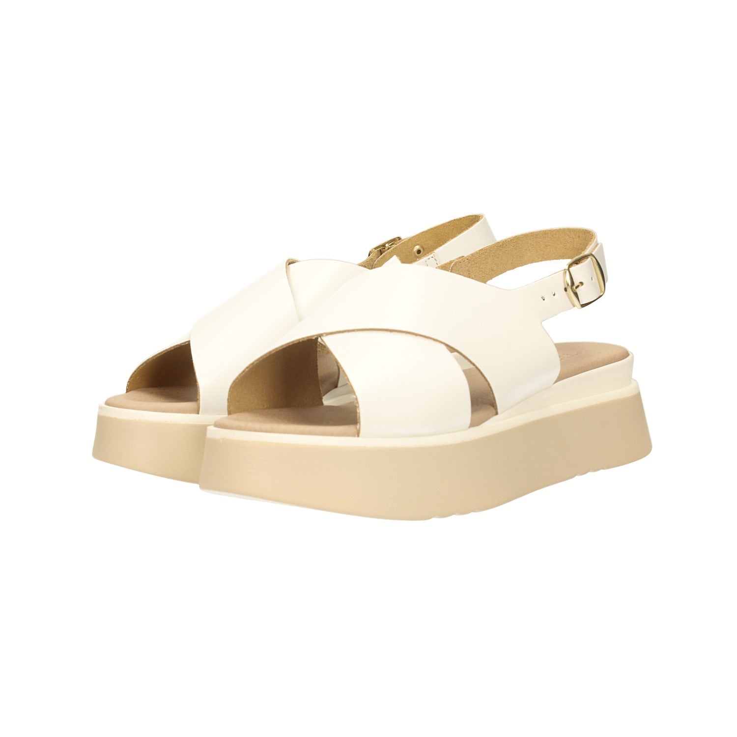 Sandali in vera pelle. Made in Italy. Tacco alto 5cm