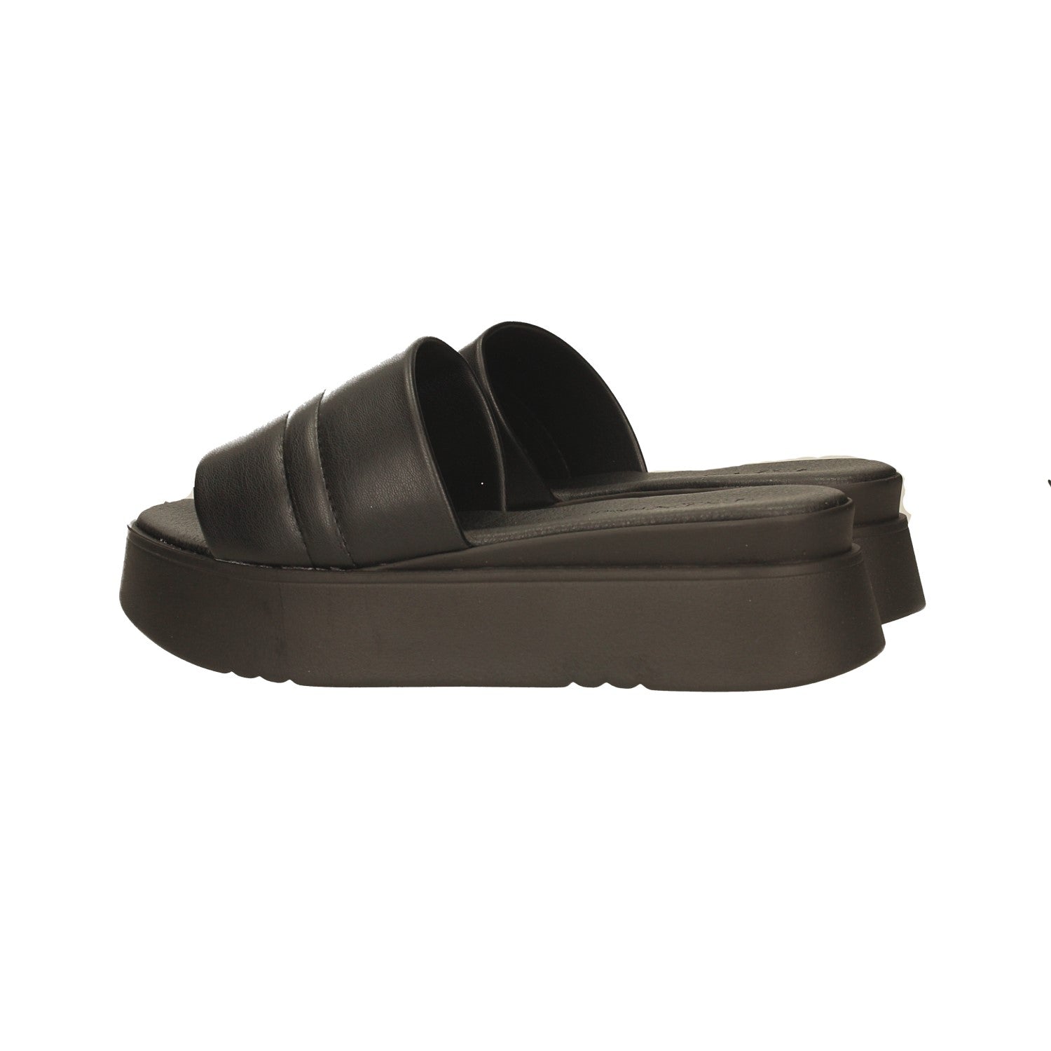 Sandali con zeppa. Tacco alto 3cm