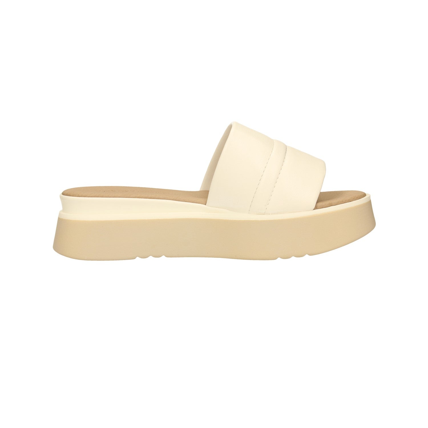 Sandali con zeppa. Tacco alto 3cm