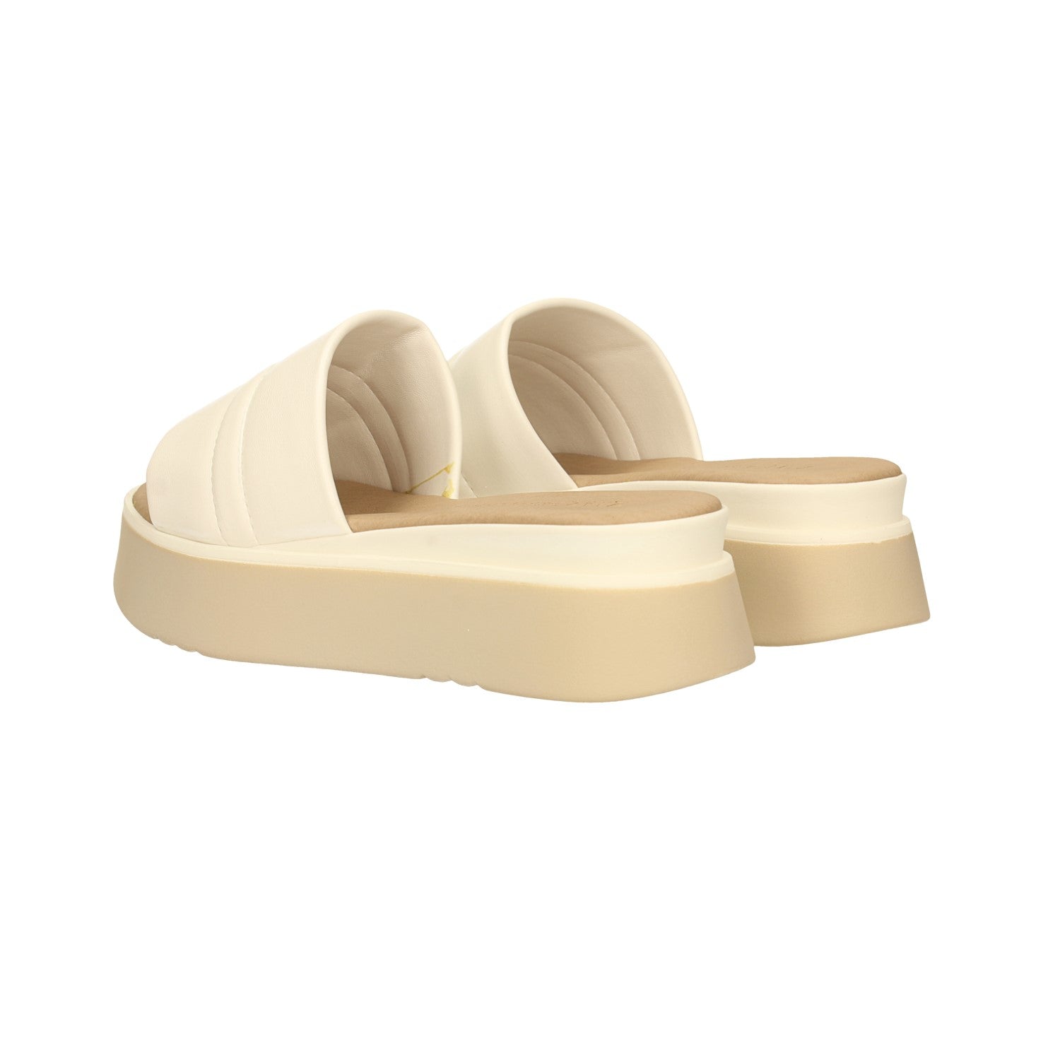 Sandali con zeppa. Tacco alto 3cm