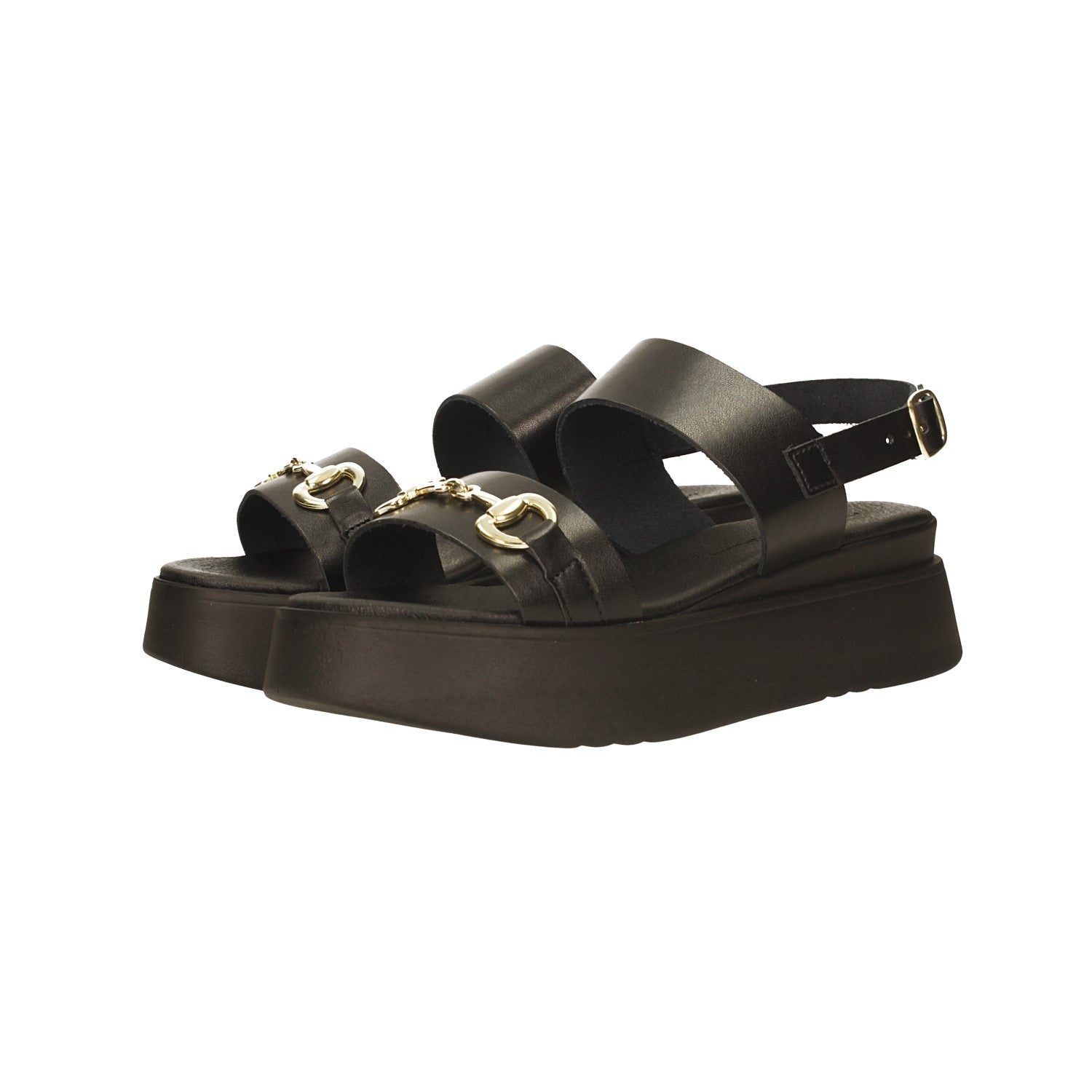 Sandali con morsetto. Made in Italy. Tacco alto 4cm