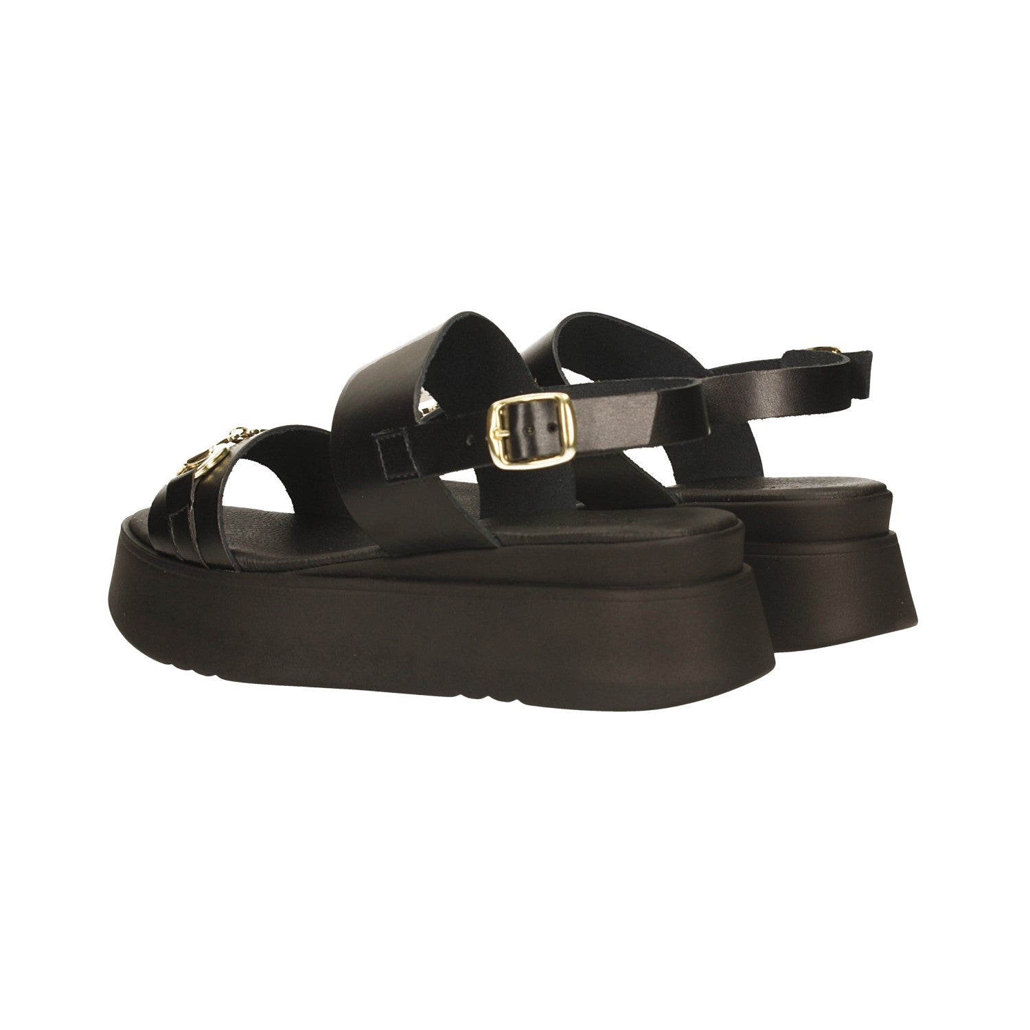 Sandali con morsetto. Made in Italy. Tacco alto 4cm