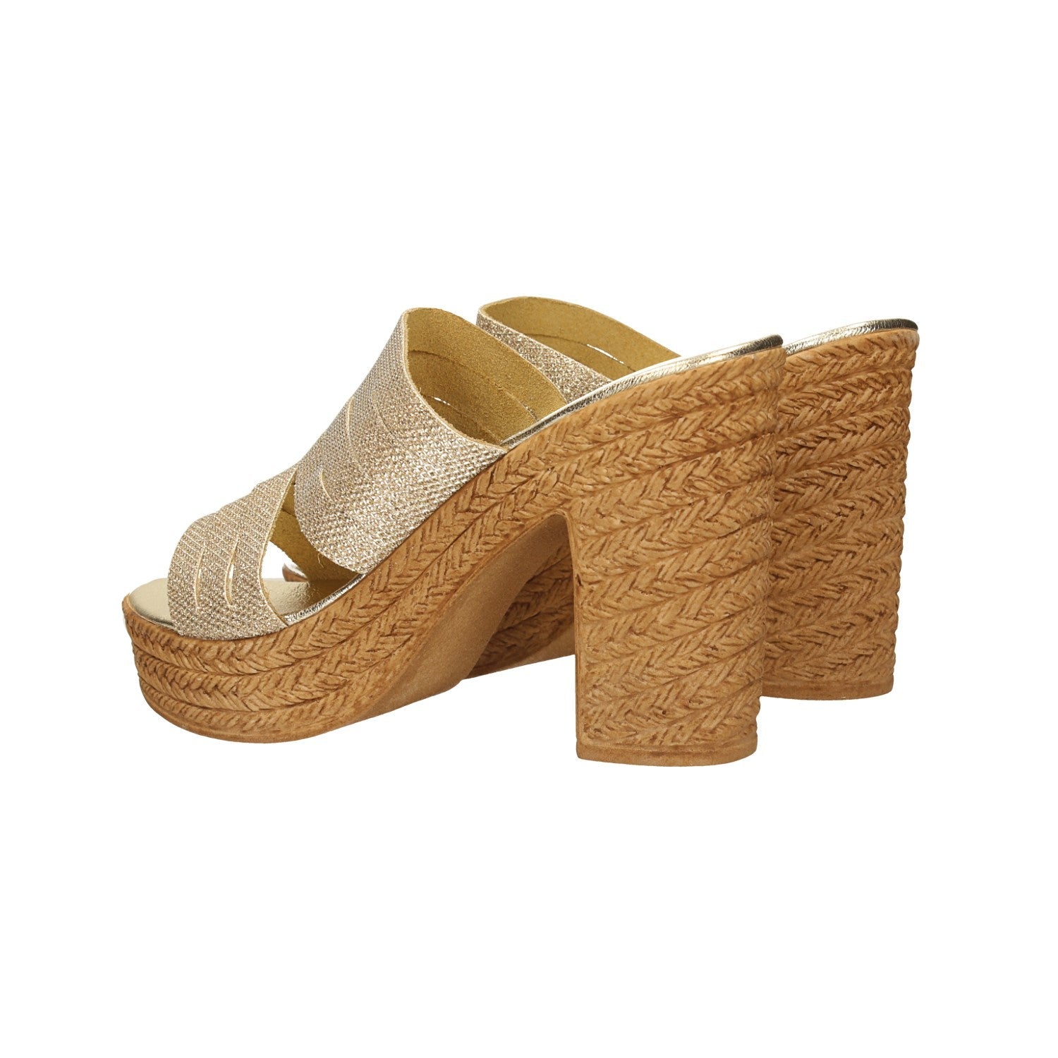 Sandali con glitter. Made in Italy. Tacco alto 10cm