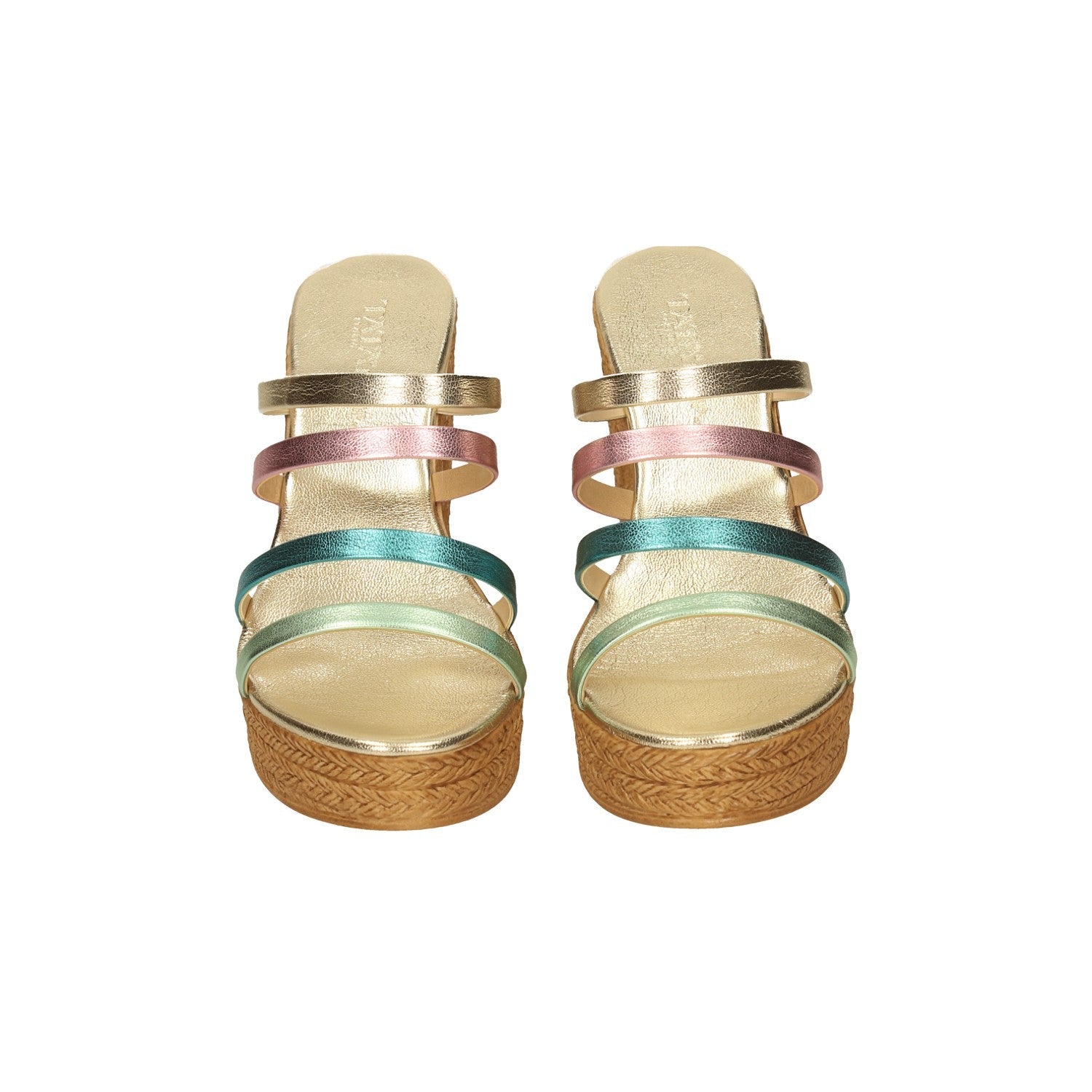 Sandali con fasce. Made in Italy. Tacco alto 10cm