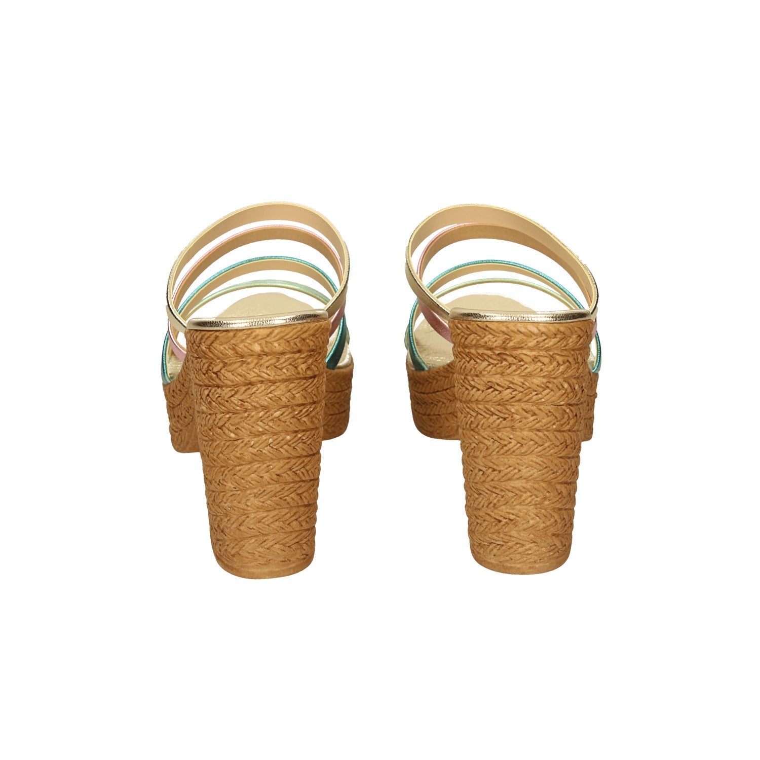 Sandali con fasce. Made in Italy. Tacco alto 10cm