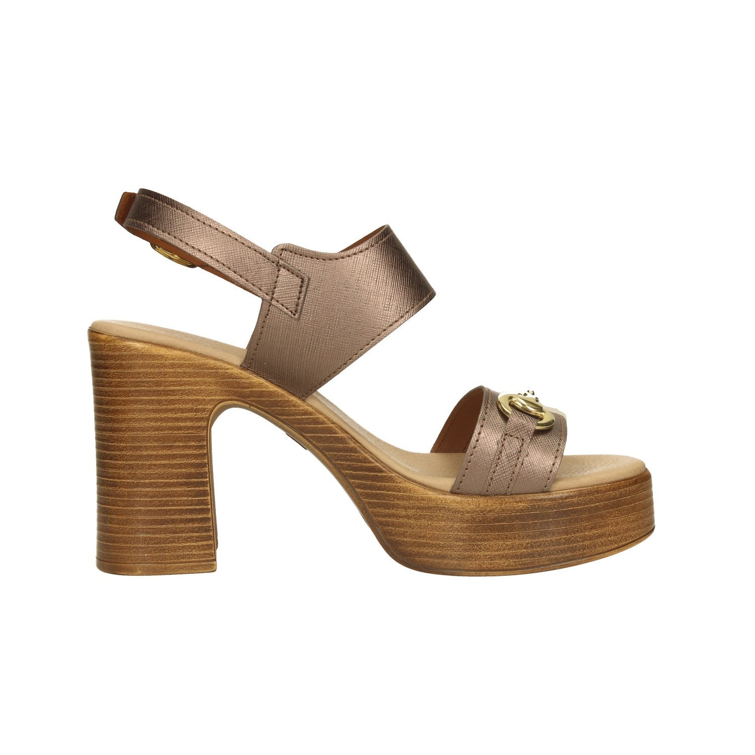 Sandali con morsetto. Made in Italy. Tacco alto 10cm