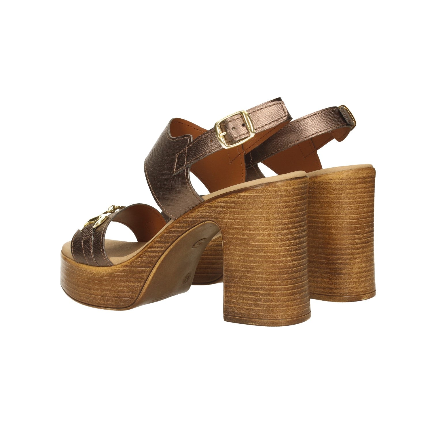 Sandali con morsetto. Made in Italy. Tacco alto 10cm