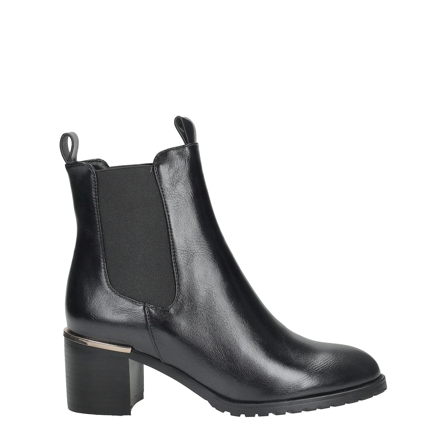 Stivaletti con banda elastica.Tacco alto 6cm