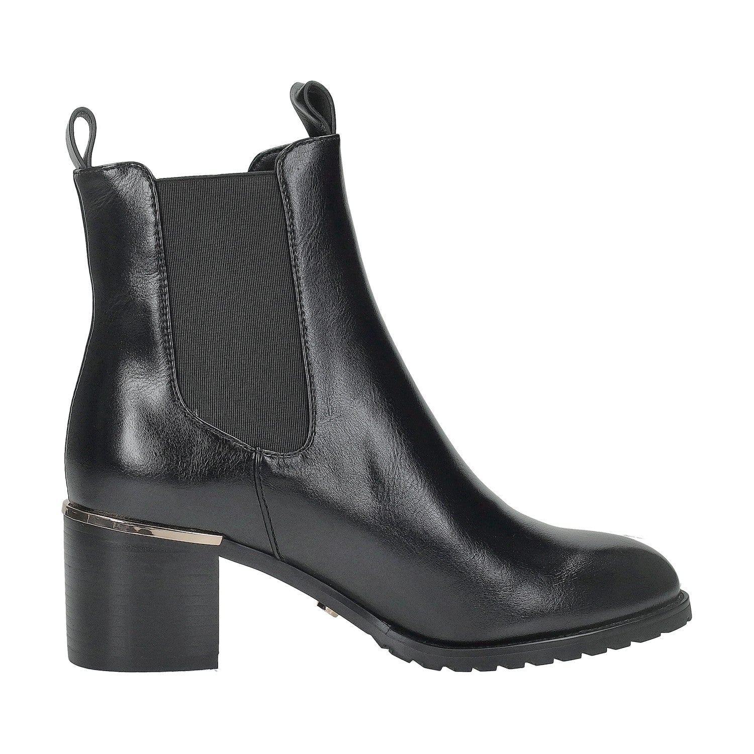 Stivaletti con banda elastica.Tacco alto 6cm