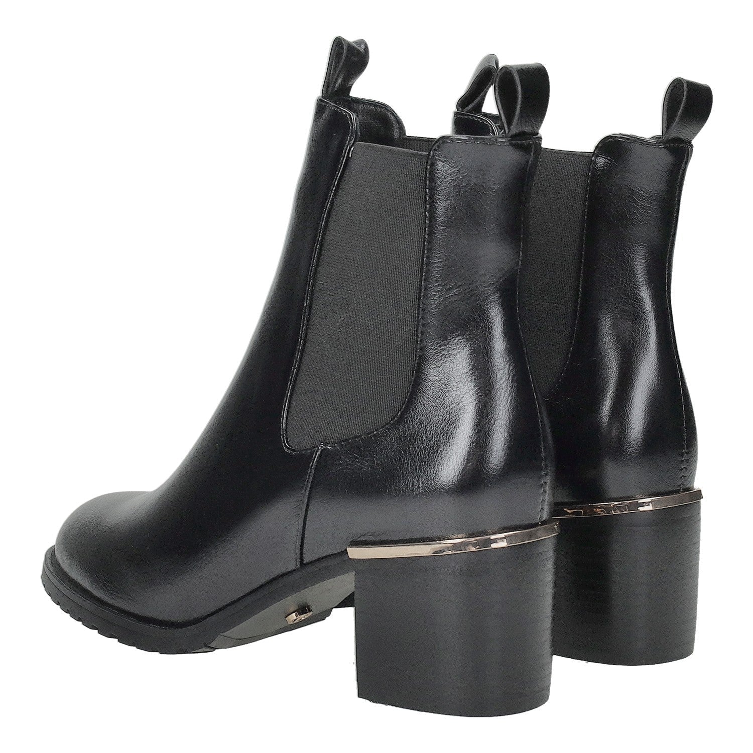 Stivaletti con banda elastica.Tacco alto 6cm