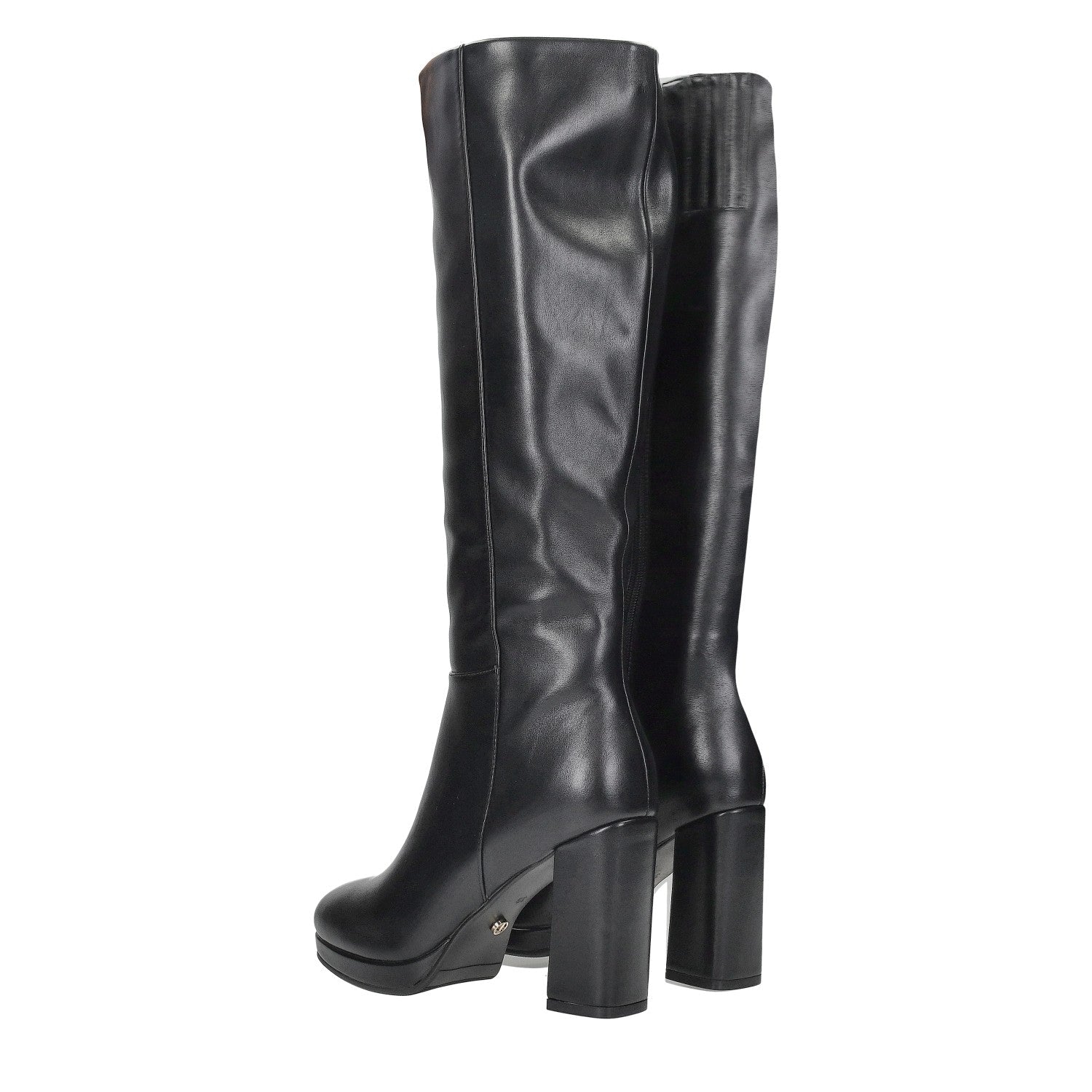 Stivali con tacco chunky. Tacco alto 7cm