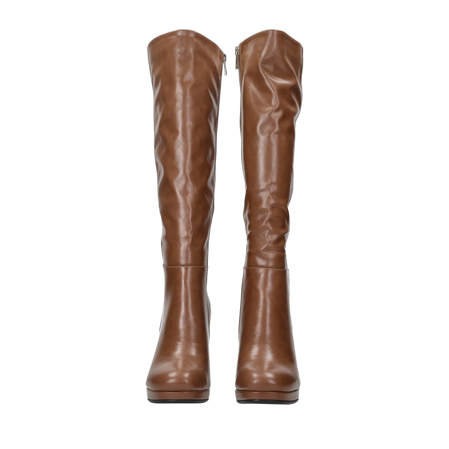 Stivali con tacco chunky. Tacco alto 7cm