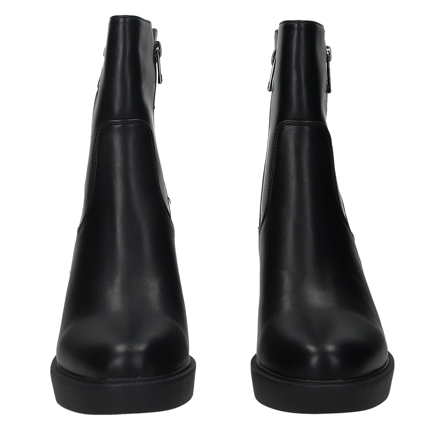 Stivaletti con doppia zip. Tacco alto 10cm
