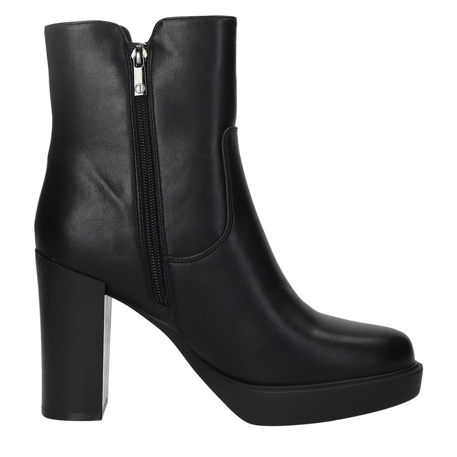 Stivaletti con doppia zip. Tacco alto 10cm