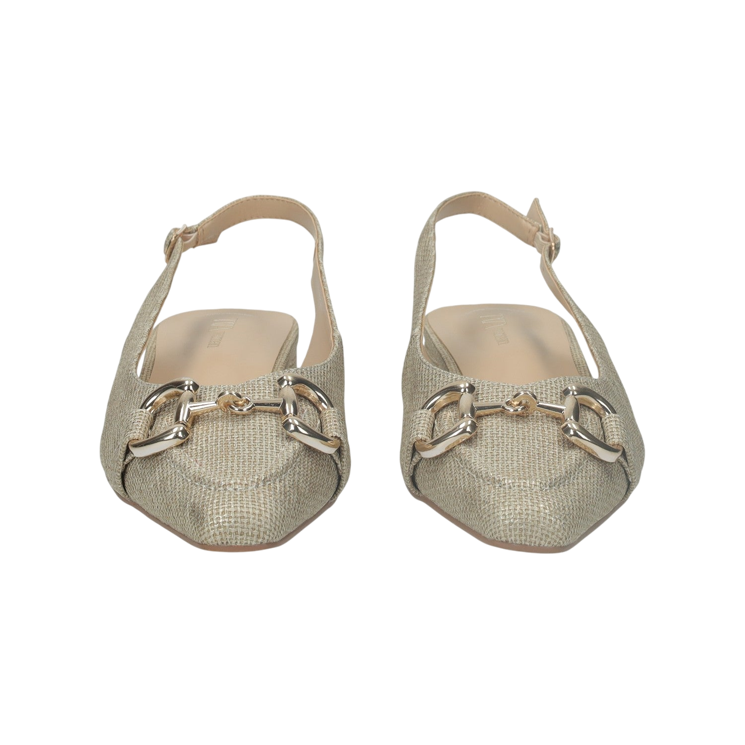 Ballerine slingback con cinturino in fibbia