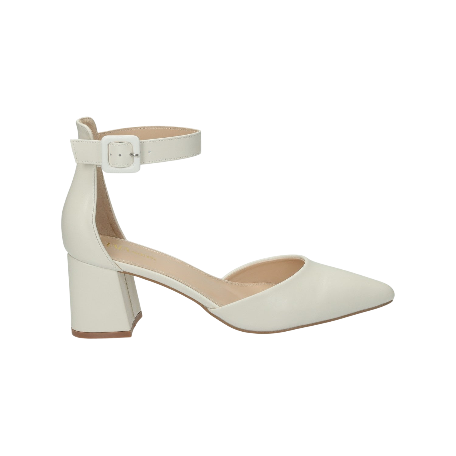 Décolleté a punta. Tacco alto 6.5cm