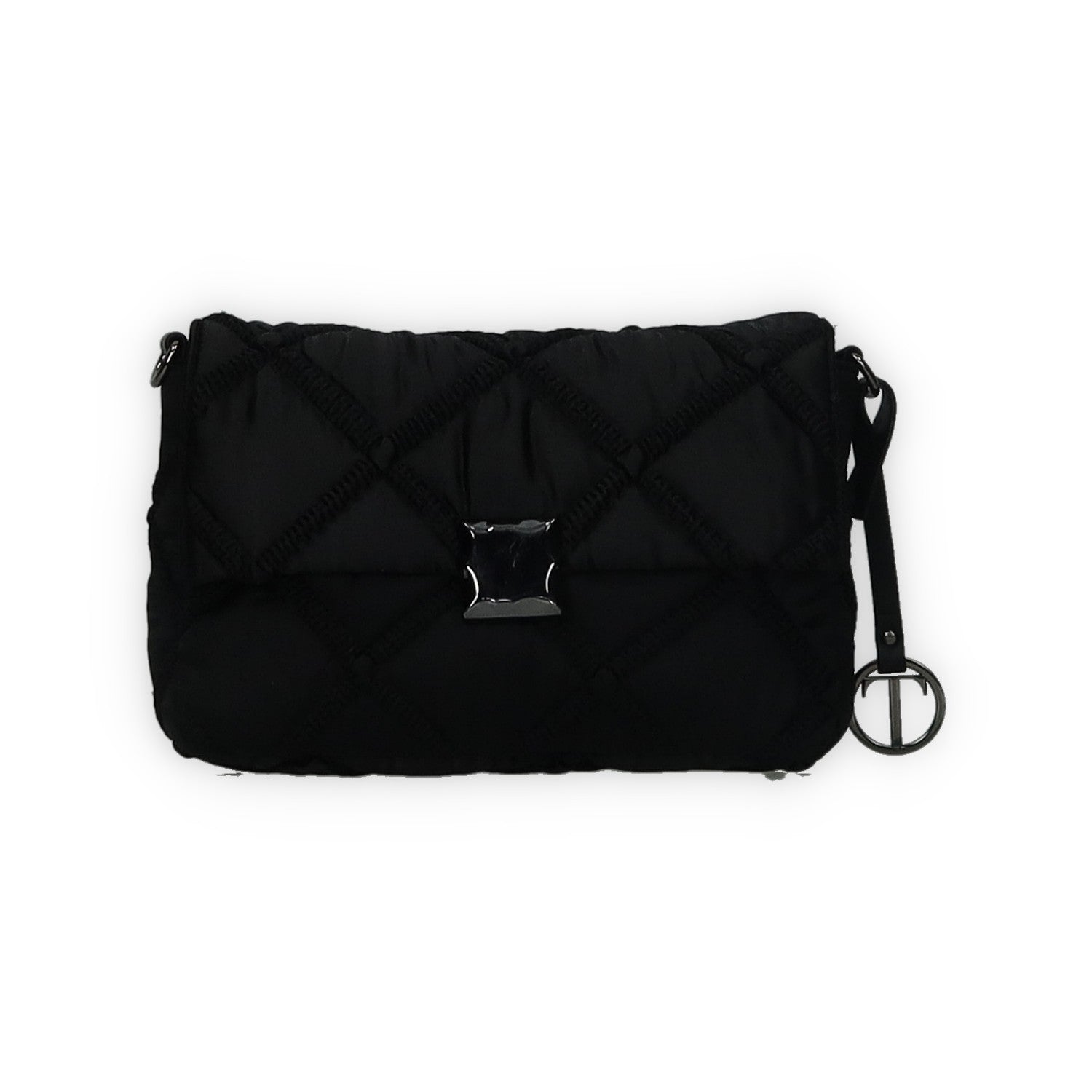 Borsa con con pendaglio e logo
