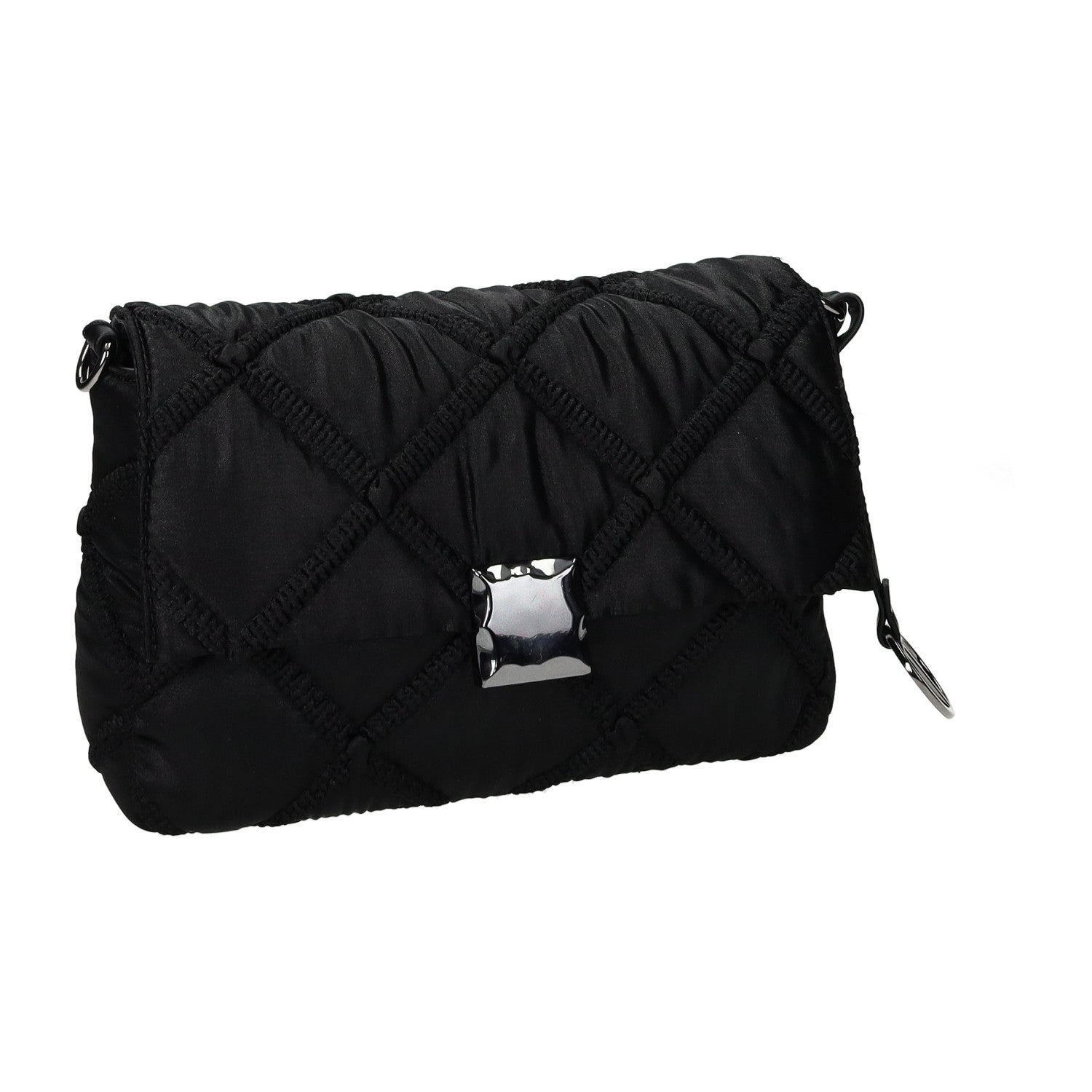 Borsa con con pendaglio e logo