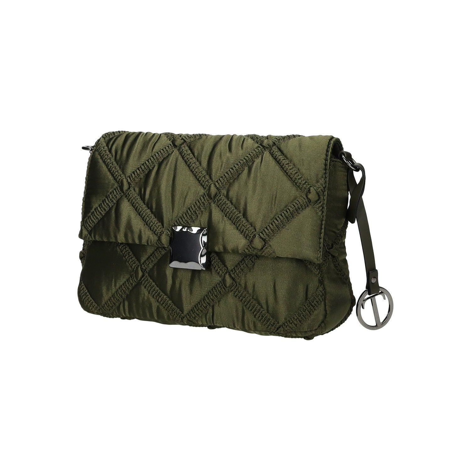Borsa con con pendaglio e logo