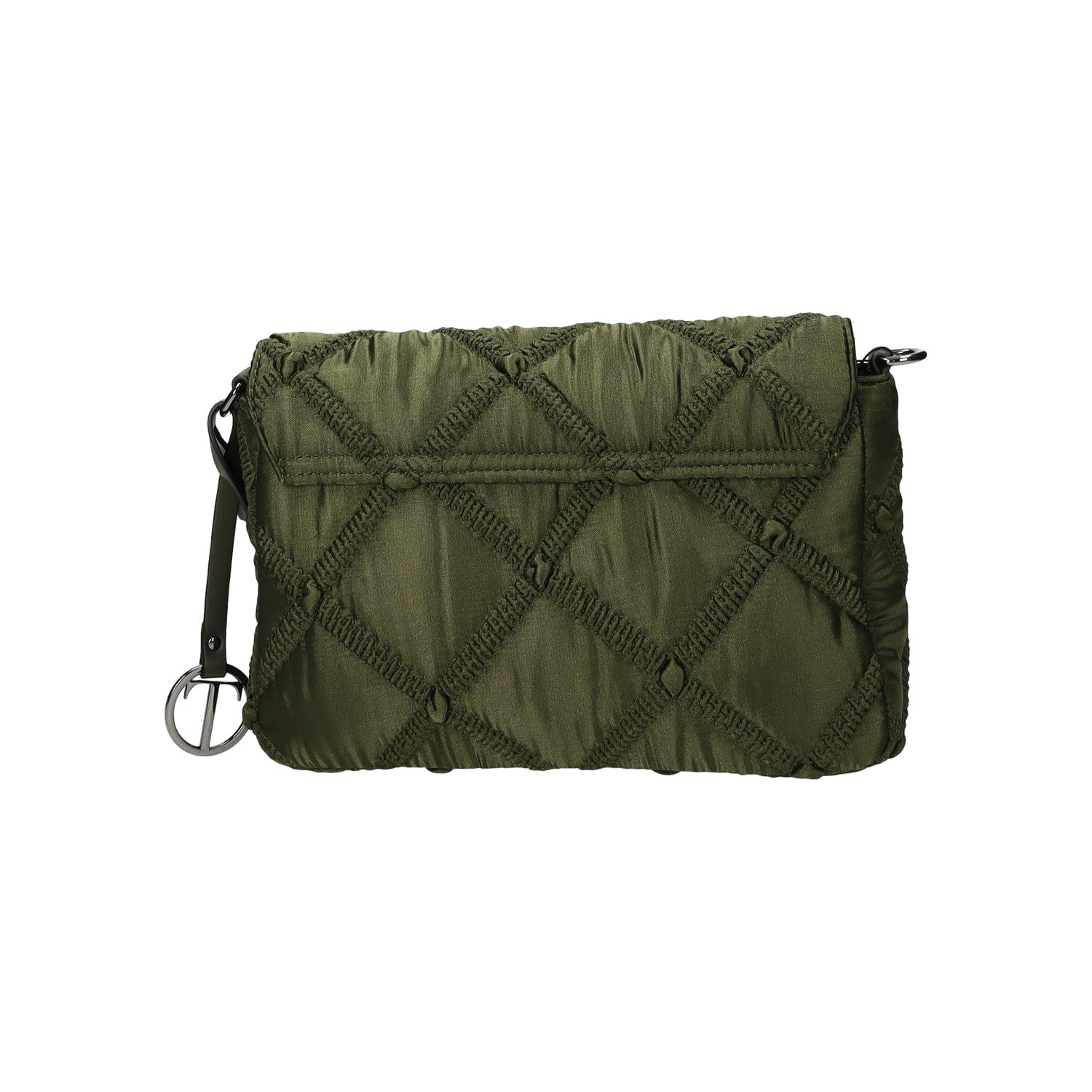 Borsa con con pendaglio e logo