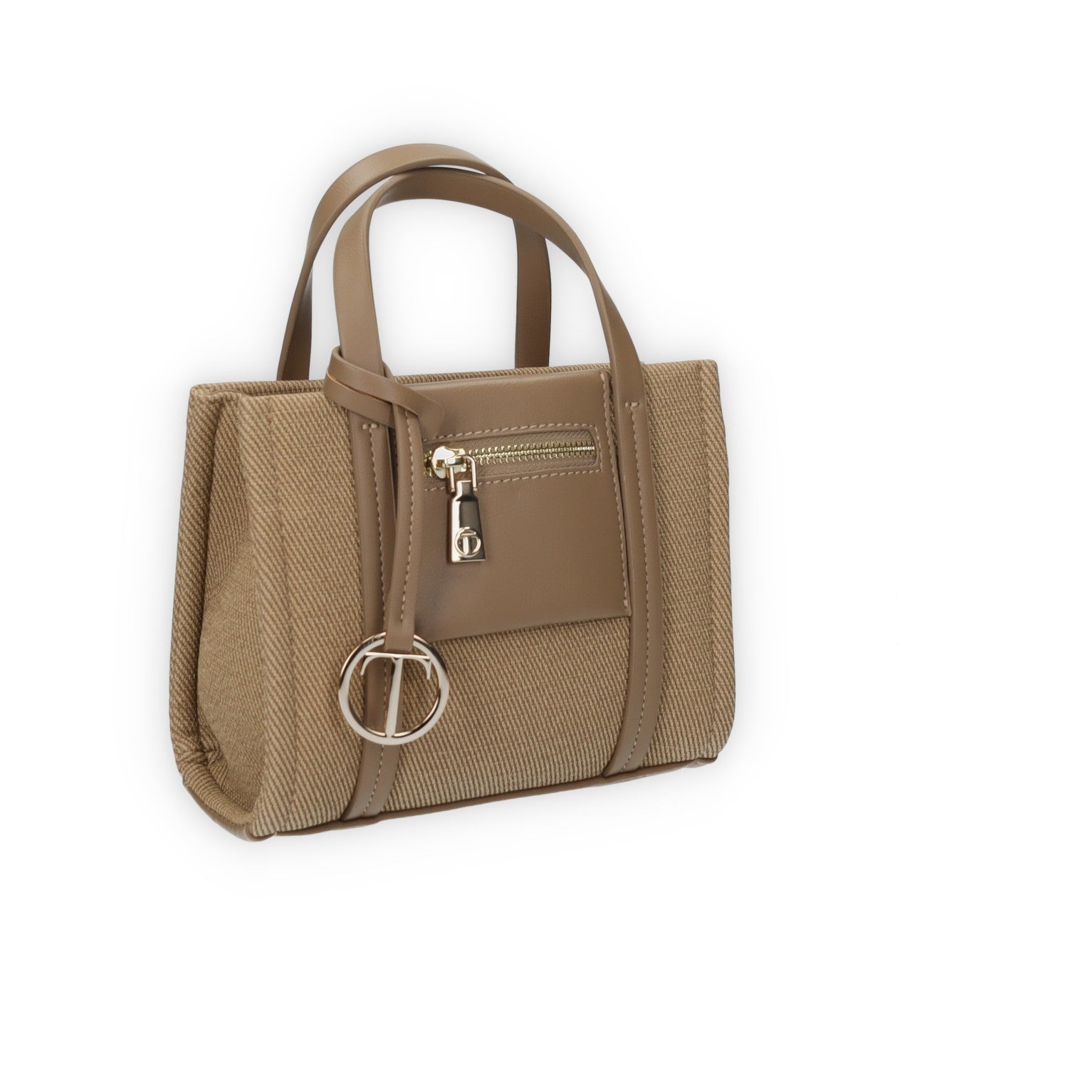 Shopping bag con zip esterna