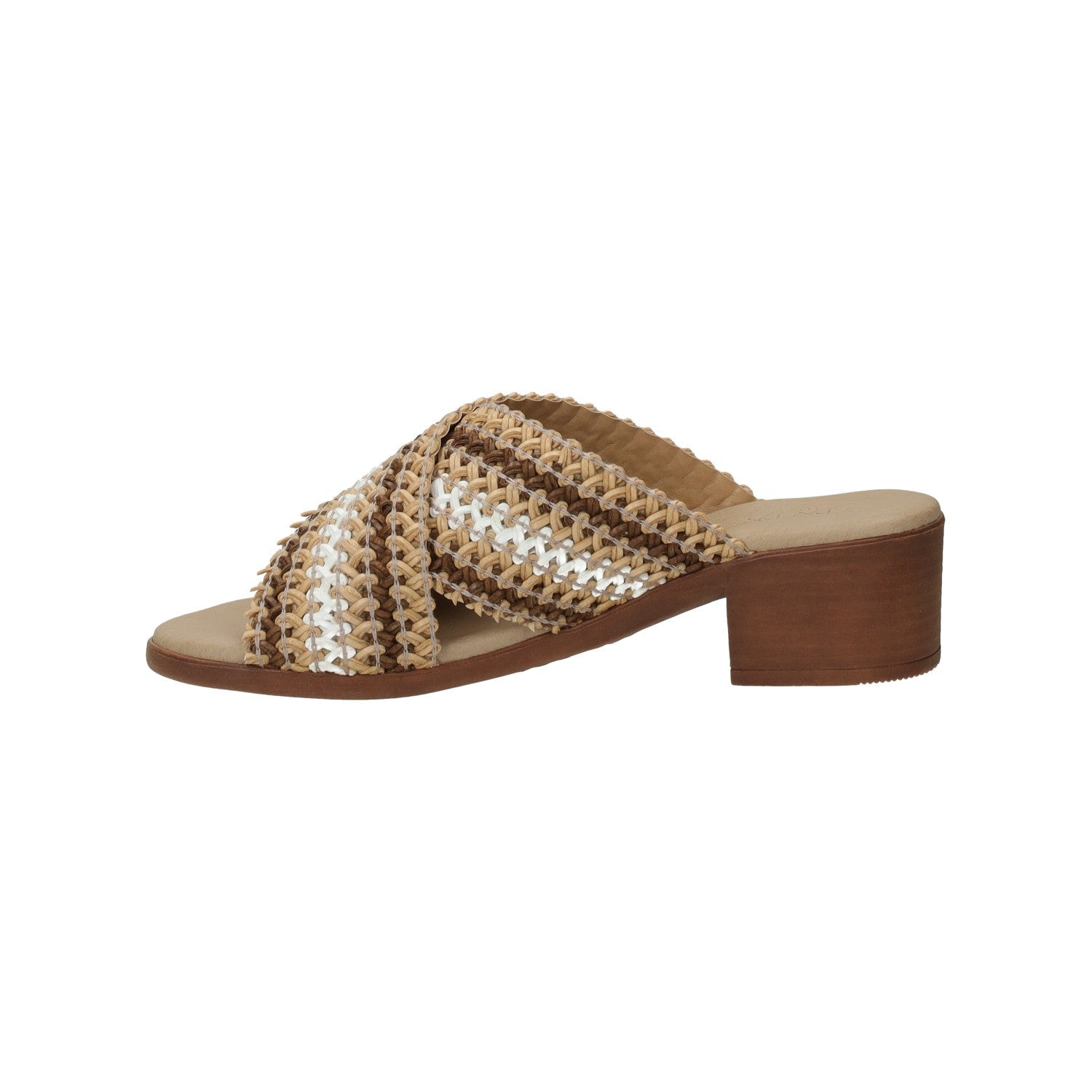 Sandali con zeppa. Made in Italy