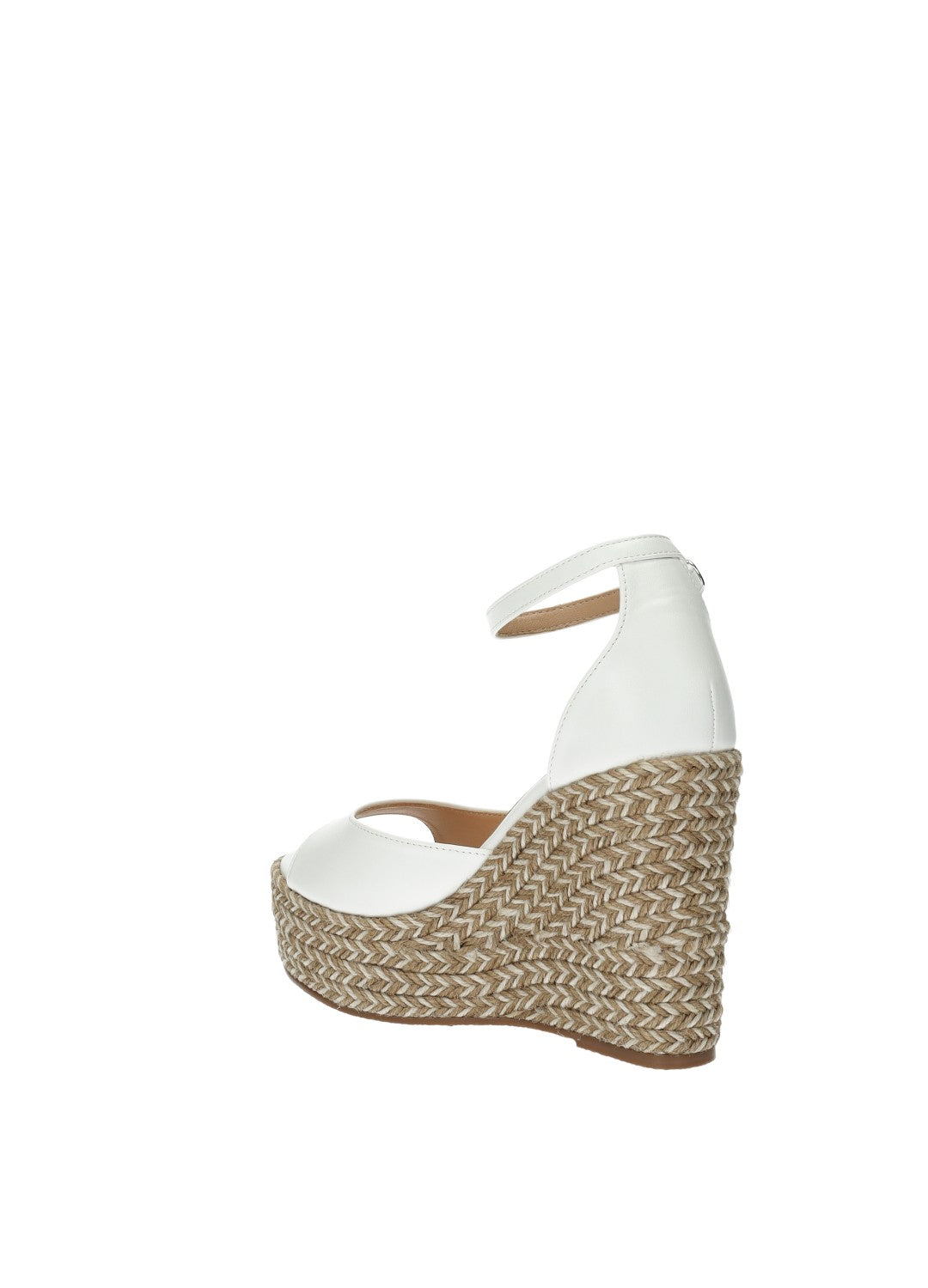 Sandali con zeppa in corda