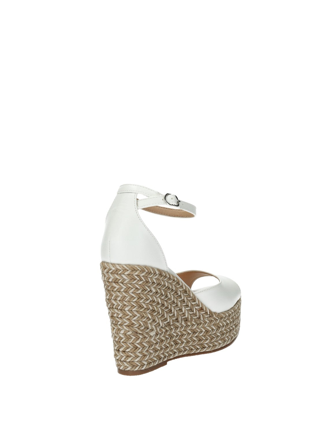 Sandali con zeppa in corda