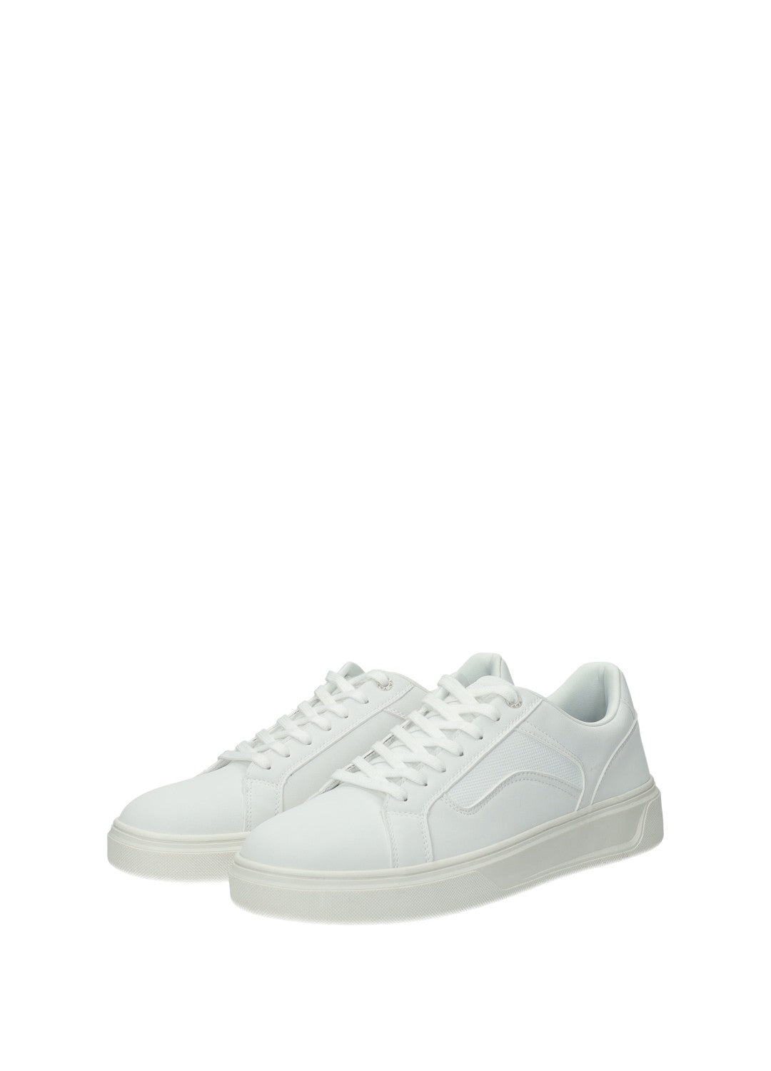 Sneakers uomo black in PU fondo gomma