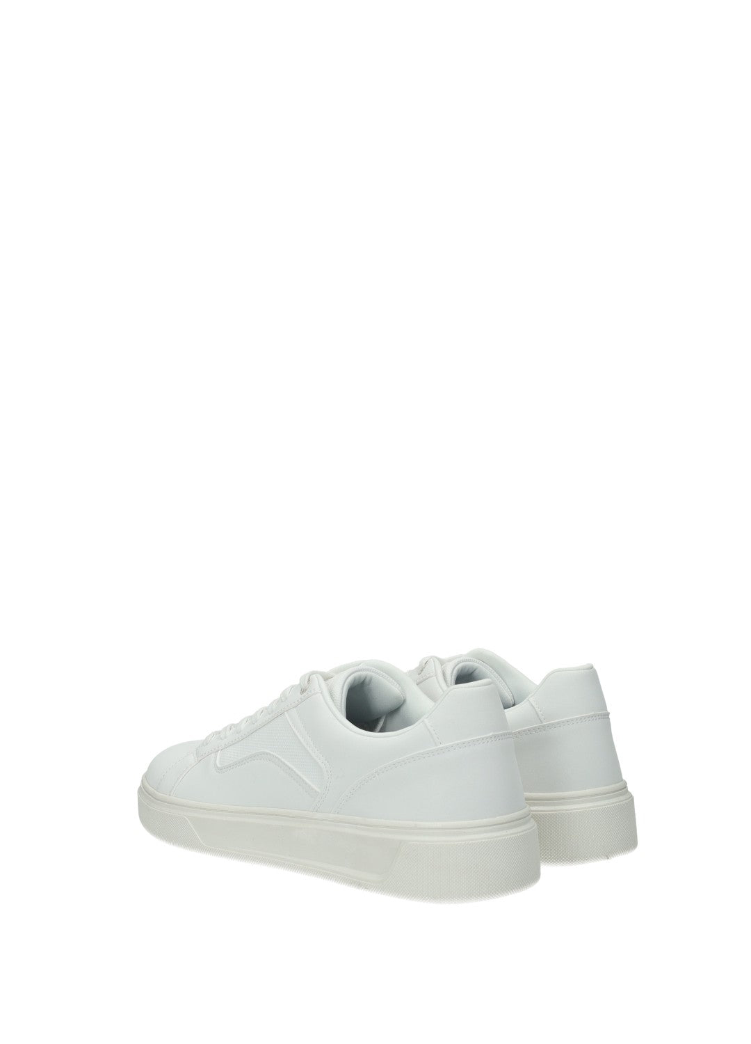 Sneakers uomo black in PU fondo gomma