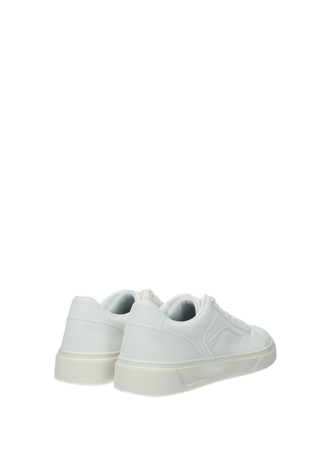 Sneakers uomo black in PU fondo gomma
