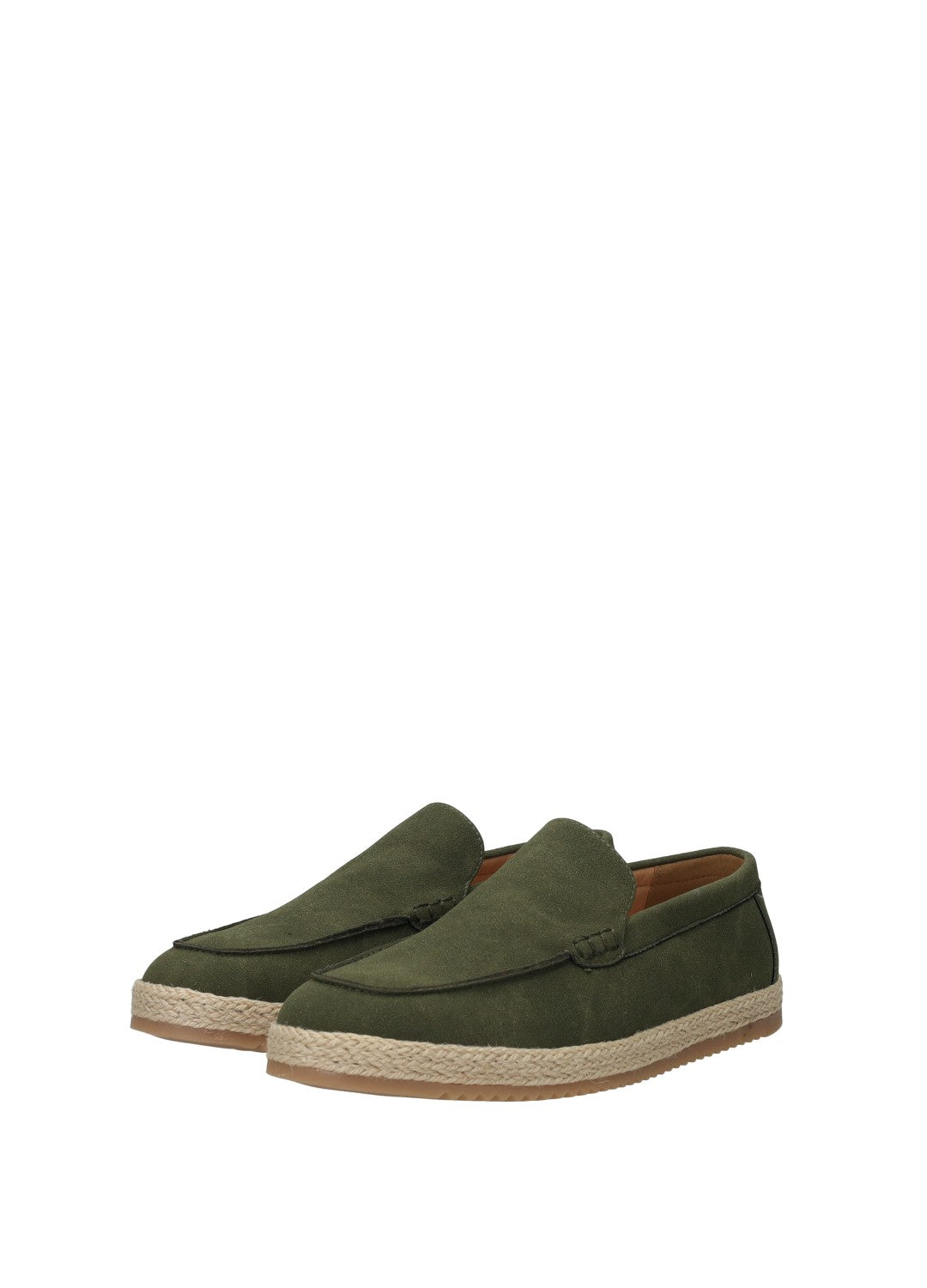 Mocassini uomo in PU e gomma modelli brown e green