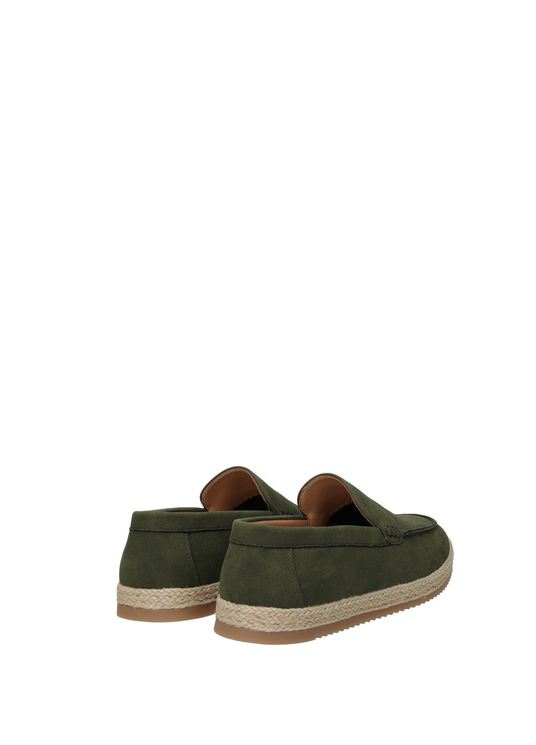 Mocassini uomo in PU e gomma modelli brown e green