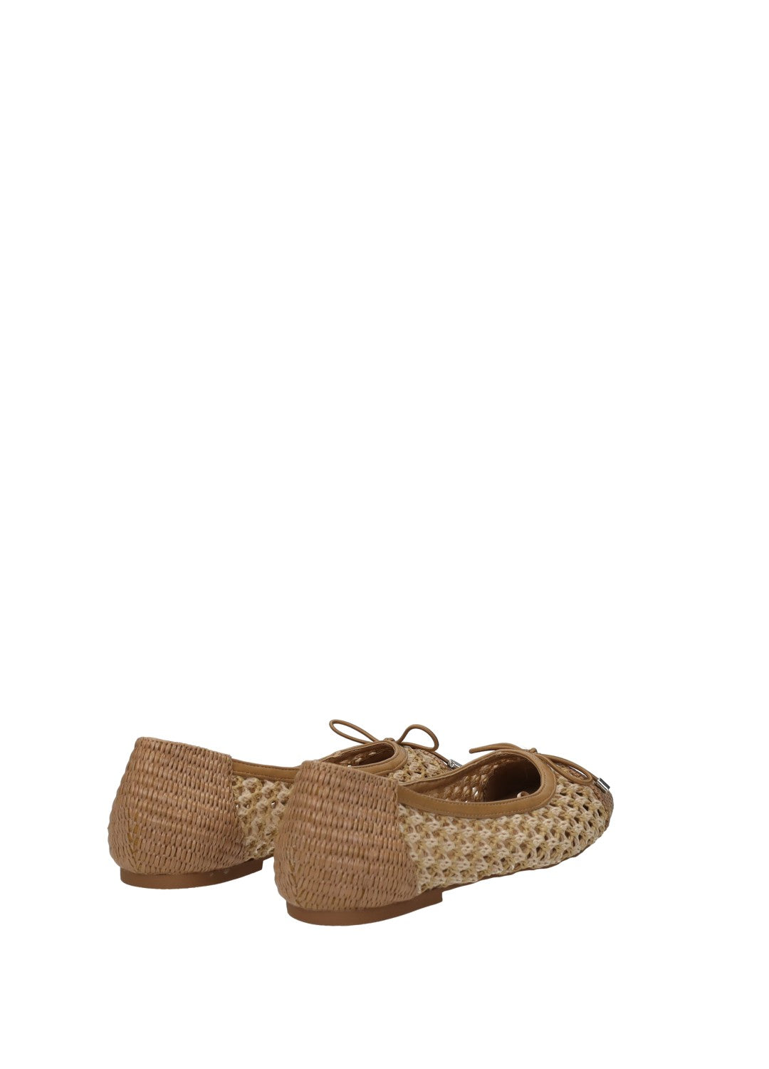Ballerine donna in tessuto con suola in gomma
