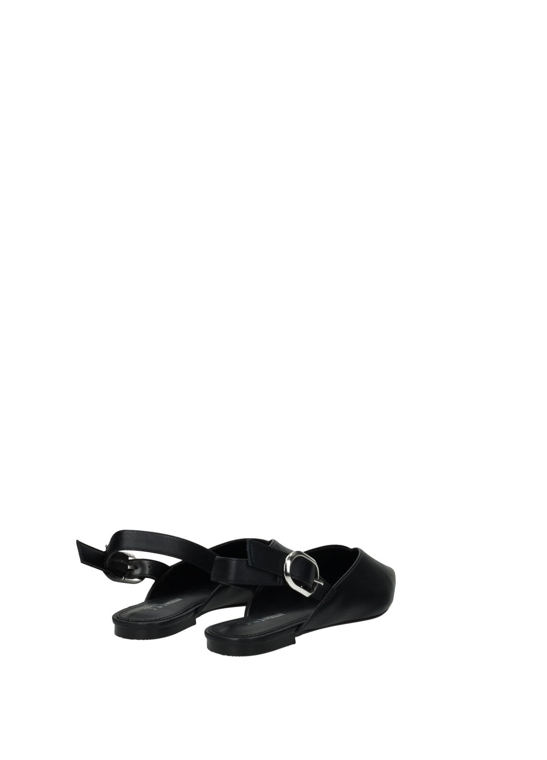Décolleté slingback donna in PU e bianche con tacco basso