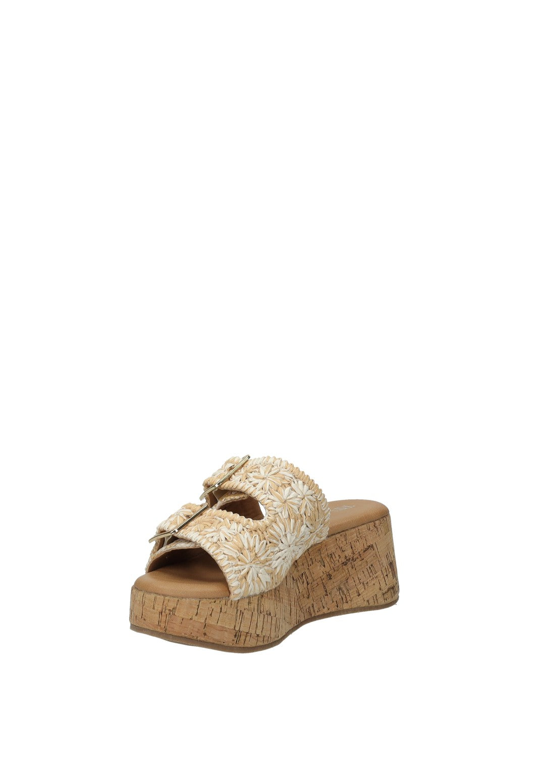 Sandali donna in PU con disegno floreale