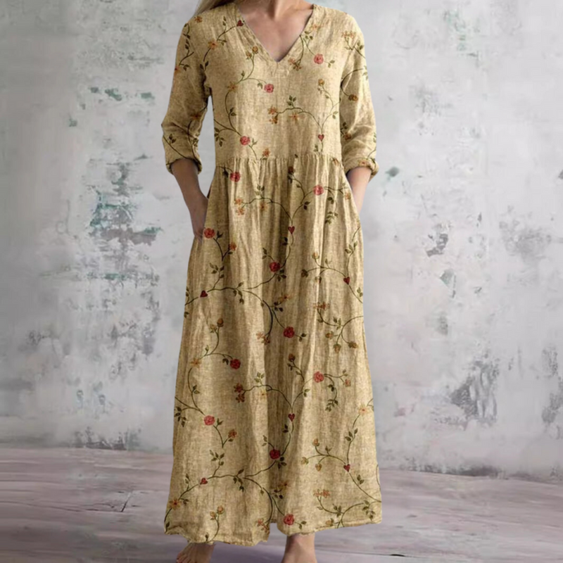 TOSCANA – Vestito Lungo Donna Fantasia Floreale