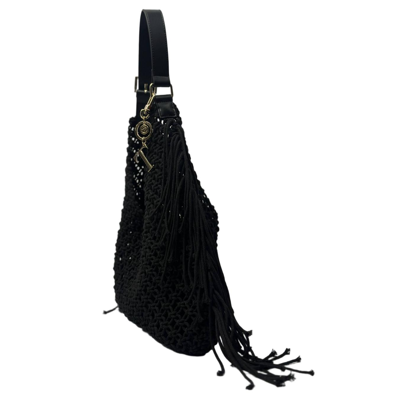 Borsa Donna in Poly - Varianti Beige. Black e Tan