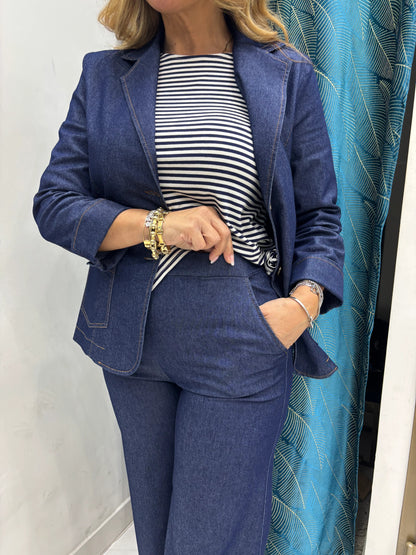 Tailleur Riviera in Denim Sartoriale