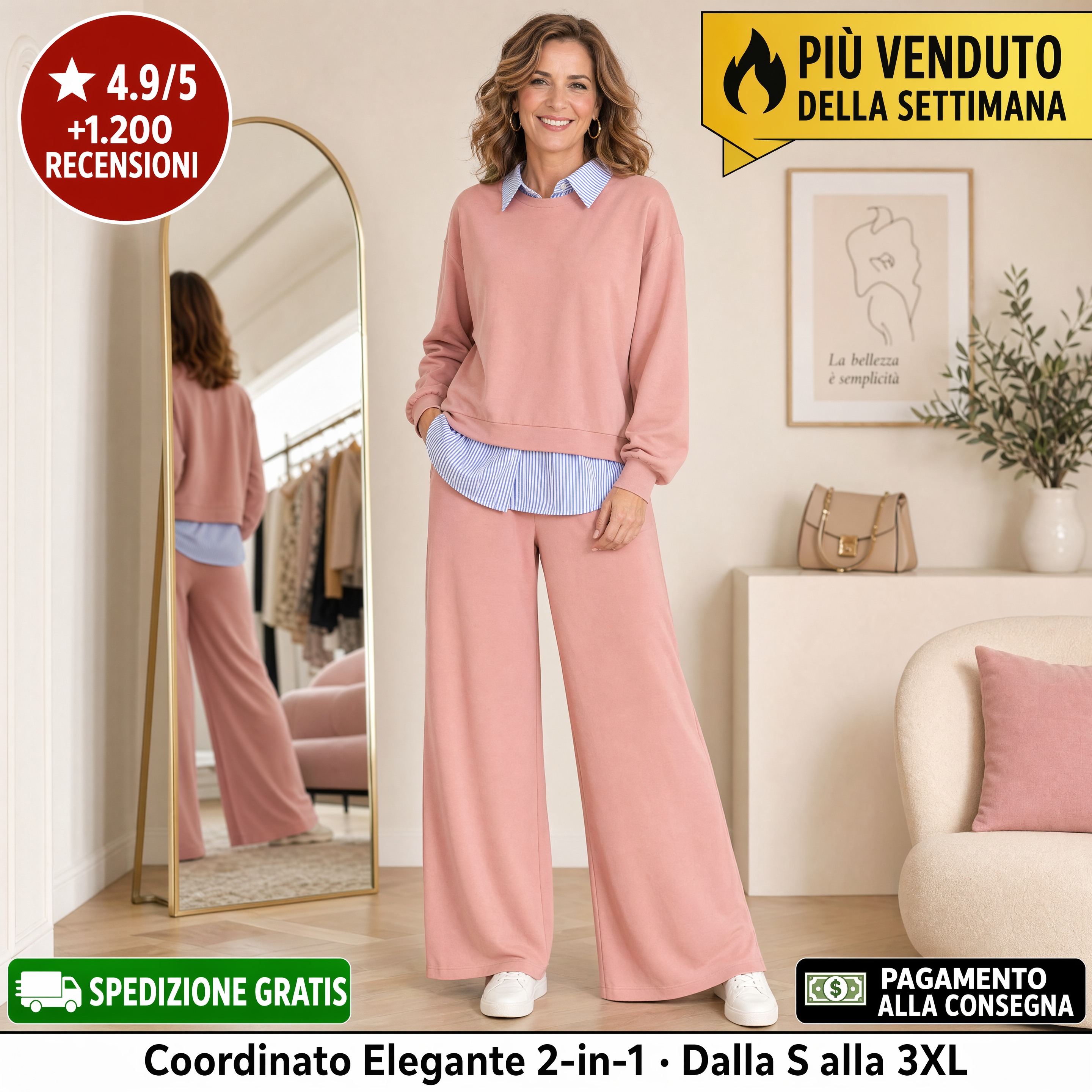 Completo Chic con Colletto