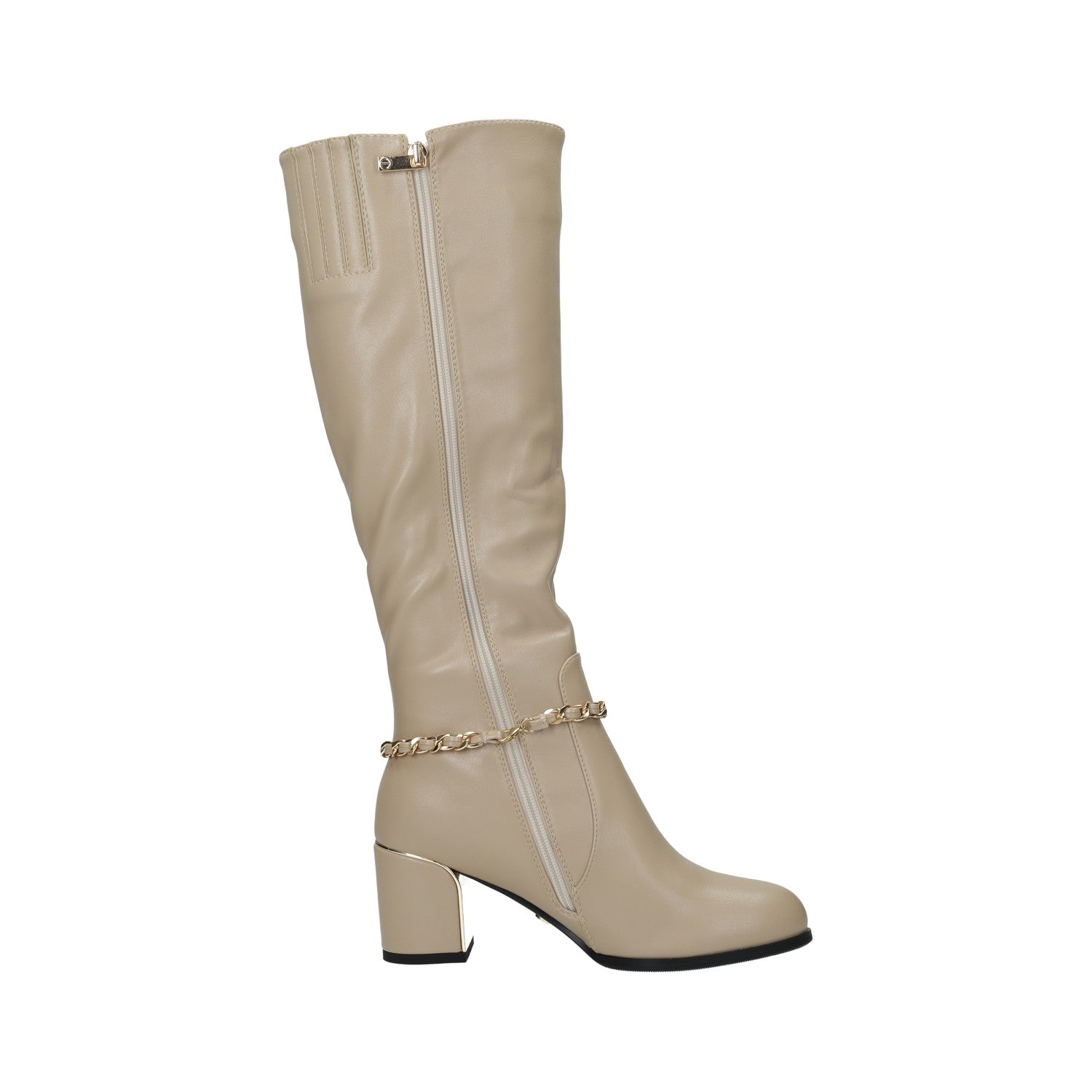 Stivali con catena.Tacco alto 5cm