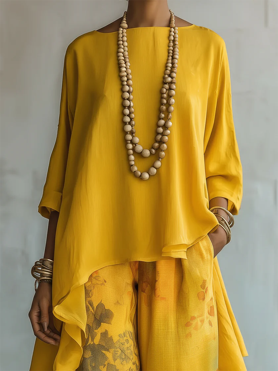 Completo Girasole Camicia e Pantalone
